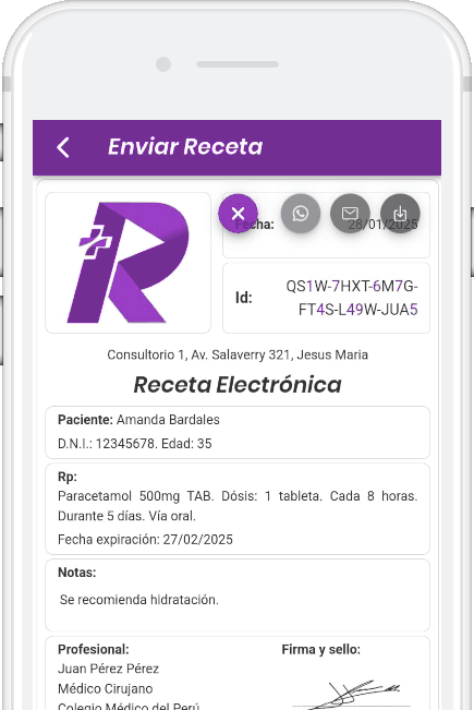 Receta phone